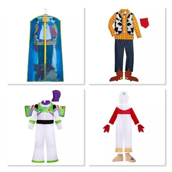 ✨DISNEY✨ NEW! Kids' Toy Story Costume Set: Woody + Buzz + Forky - Picture 1 of 16